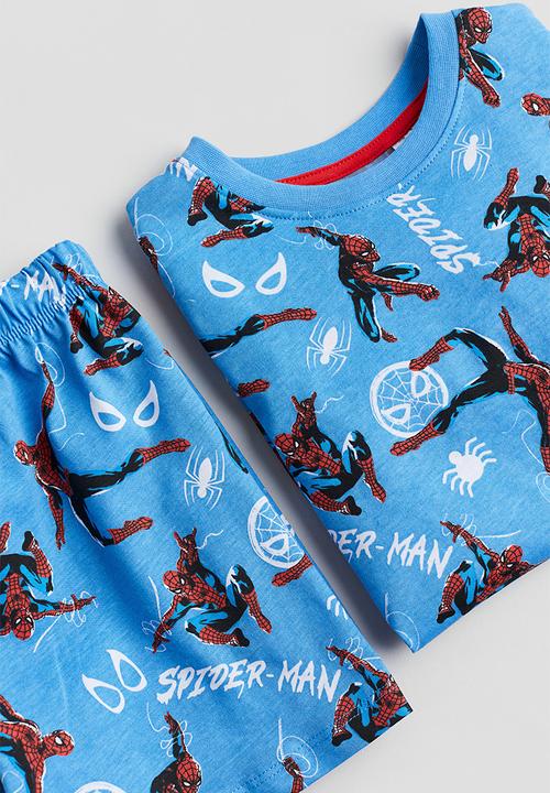 H&M - Printed pyjamas - blue spider-man