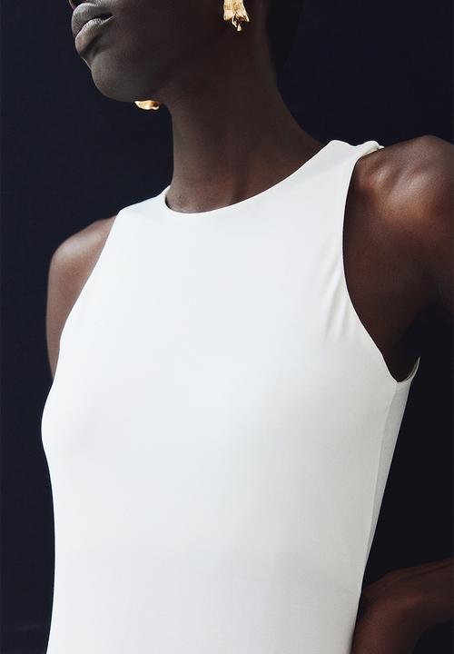 H&M - Jersey thong body - white