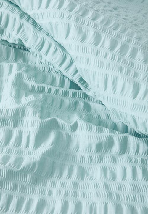 Sixth Floor - Seersucker quilt - blue