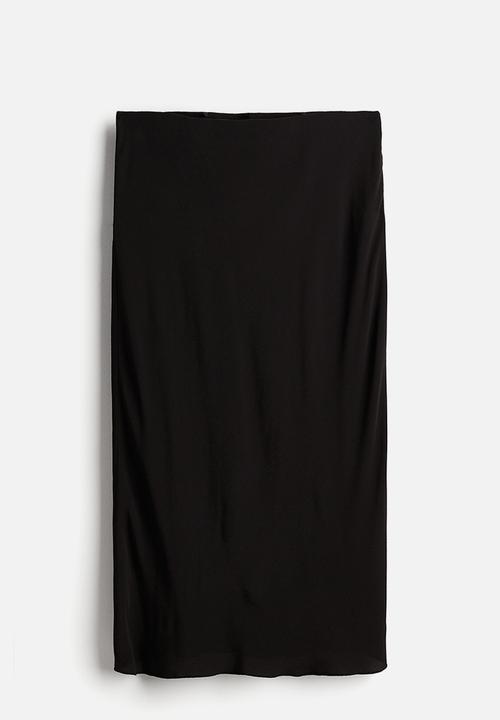 H&M - Knee-length skirt - black