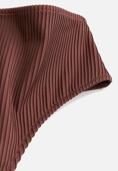 H&M - Brazilian bikini bottoms - brown