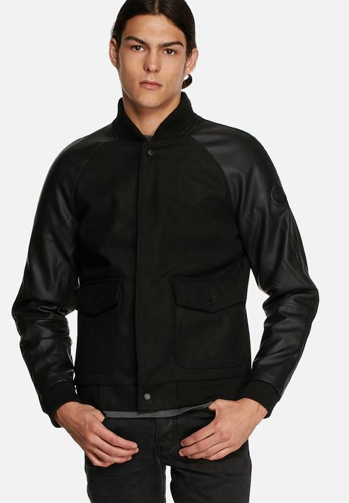 Native Youth - Contrast sleeve bomber 