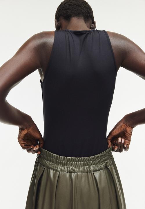H&M - Jersey thong body - black