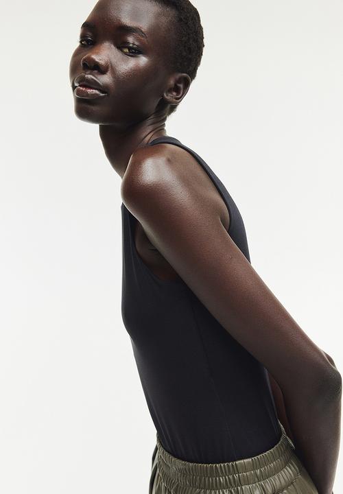 H&M - Jersey thong body - black