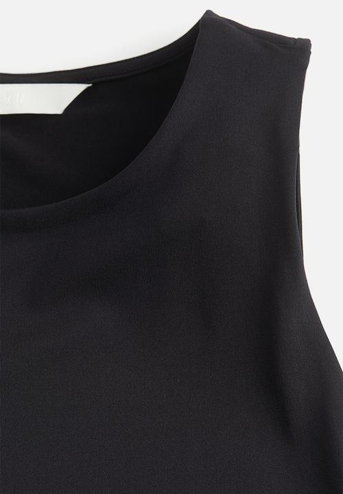 H&M - Jersey thong body - black