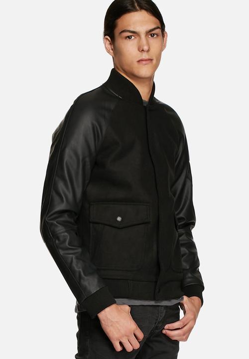 Native Youth - Contrast sleeve bomber 