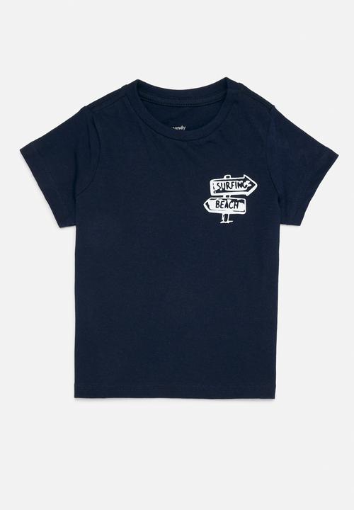 Pop Candy - 2 Pack graphic tee - grey & navy