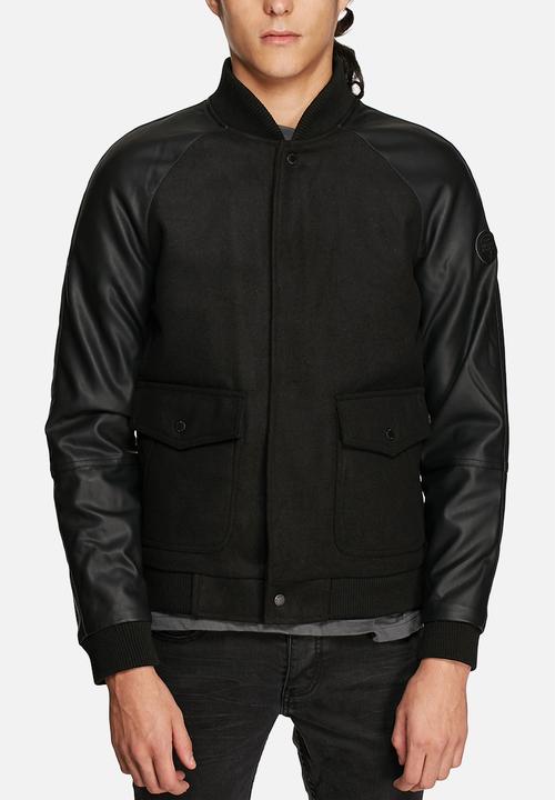 Native Youth - Contrast sleeve bomber 