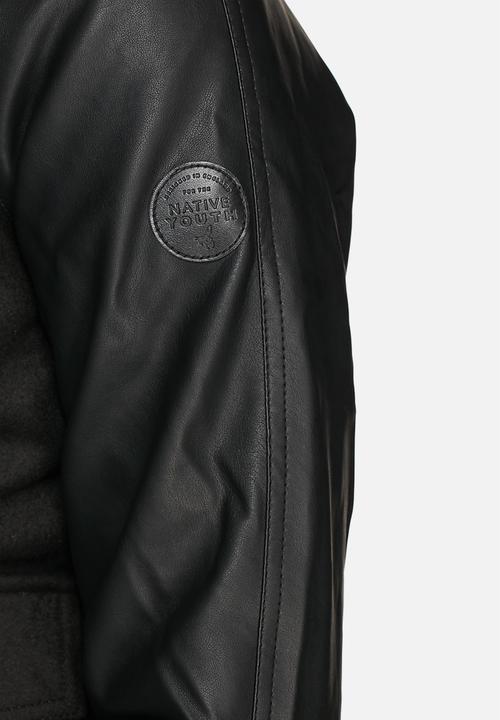 Native Youth - Contrast sleeve bomber 