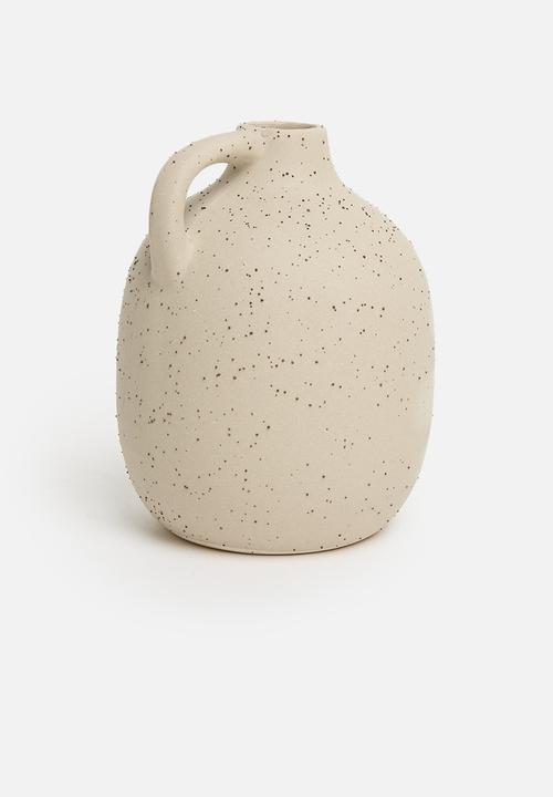 H&S - Stoneware Vase - Natural