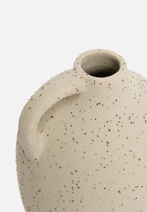 H&S - Stoneware Vase - Natural