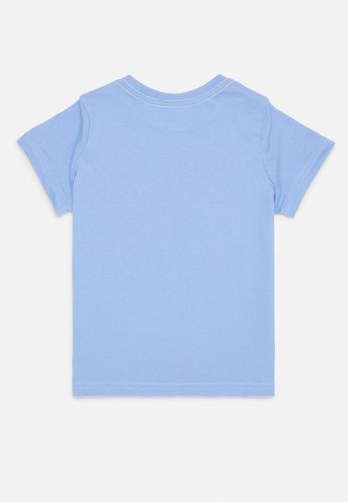 Pop Candy - 2 pack graphic tee - blue & white