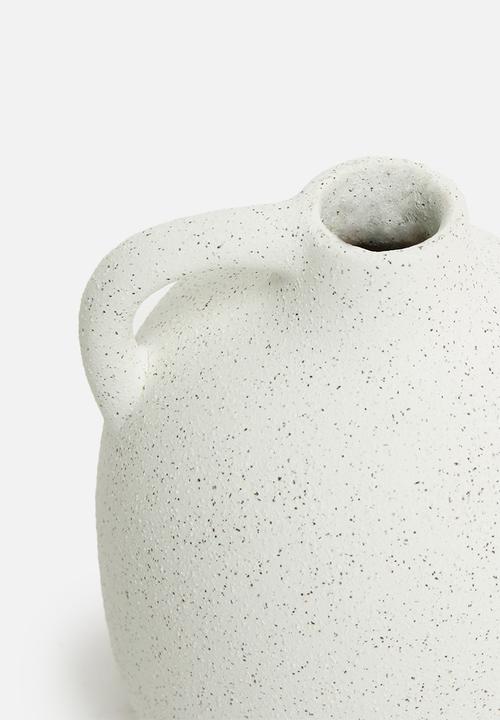 H&S - Stoneware Vase White