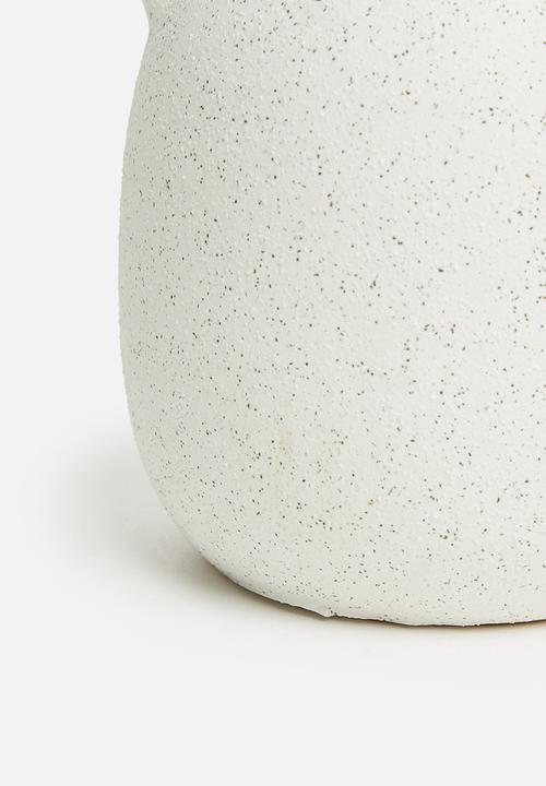 H&S - Stoneware Vase White