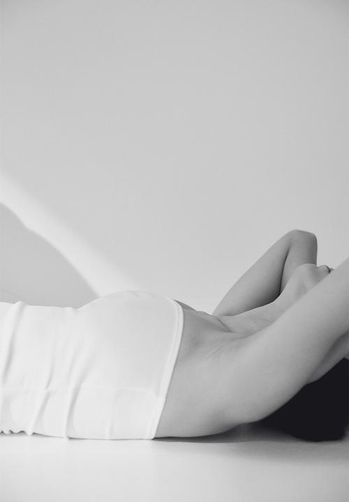 H&M - Ribbed tube top - white