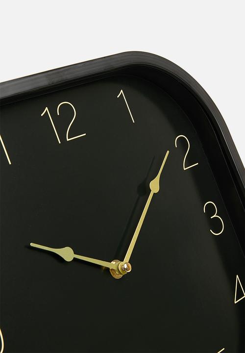 H&S - Cura clock - black