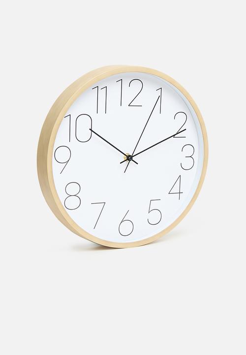 H&S - Lumi clock - natural