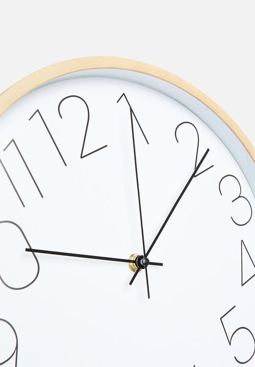 H&S - Lumi clock - natural