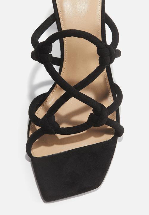 H&M - Strappy heeled sandals - black