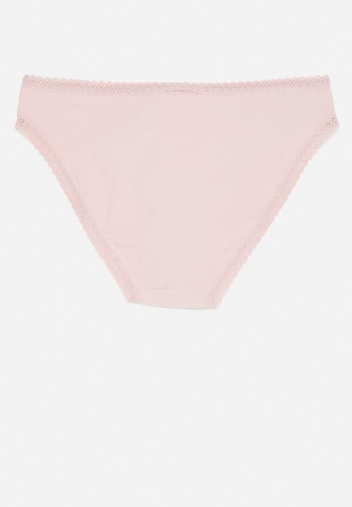 H&M - 3-Pack cotton bikini briefs - pink & white 