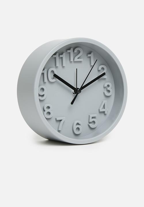 H&S - Kuzco clock - ice blue