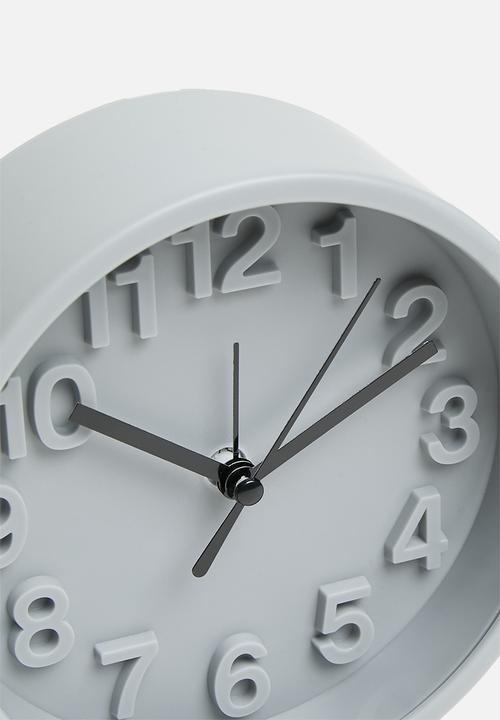 H&S - Kuzco clock - ice blue