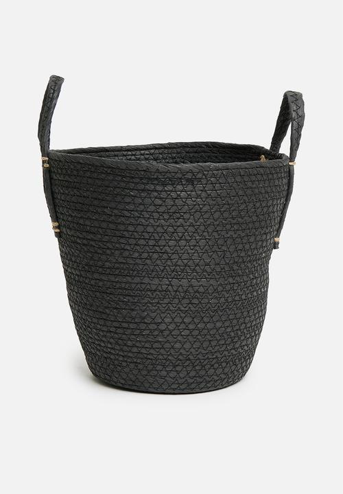 H&S - Medium Juno basket-black