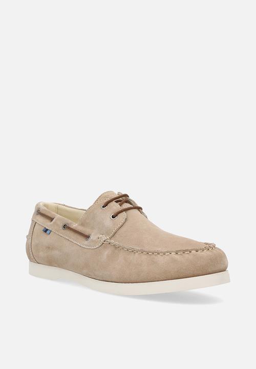 Jack & Jones - Jfwgolders suede boat shoe - taupe