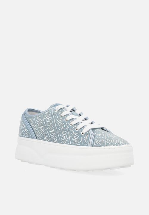 GUESS - Queeny2 sneaker washed denim 4g stones - blue