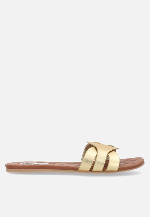 Steve Madden - Hallandale slip-on sandal - gold