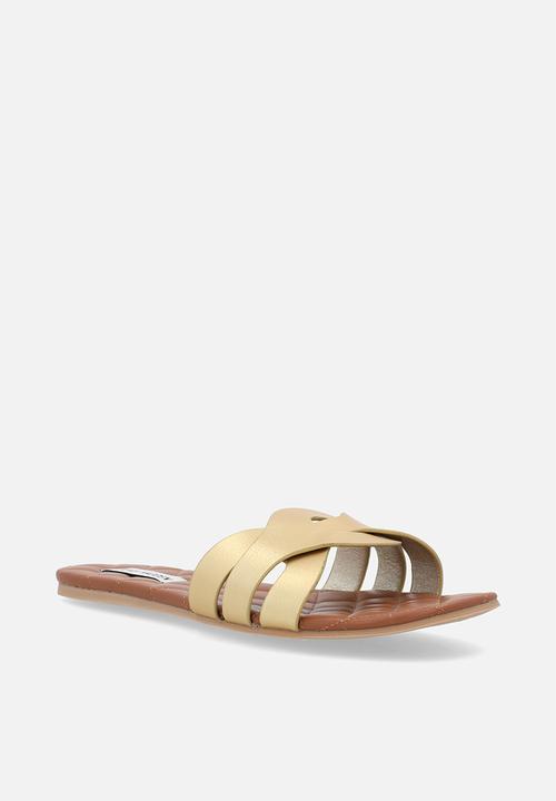 Steve Madden - Hallandale slip-on sandal - gold