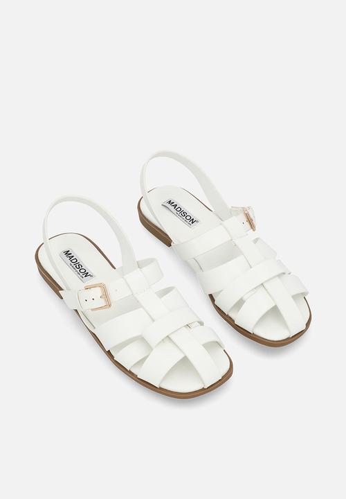 Madison® - Jerry fisherman sandal - white