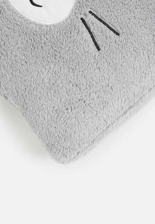 H&S - Tiger cuddle cushion - grey