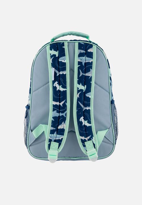 Stephen Joseph - All over print backpack navy shark  - multi