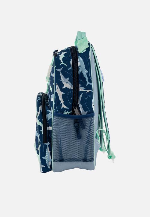 Stephen Joseph - All over print backpack navy shark  - multi