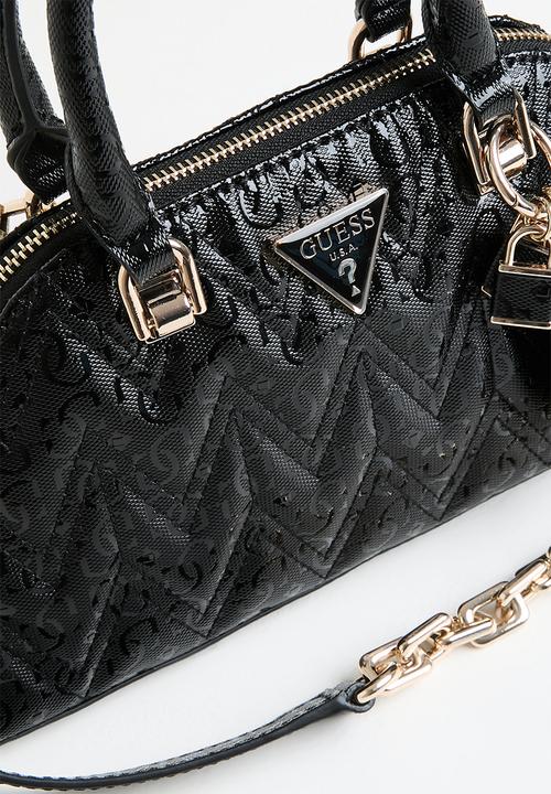 GUESS - Adelard dome satchel - black