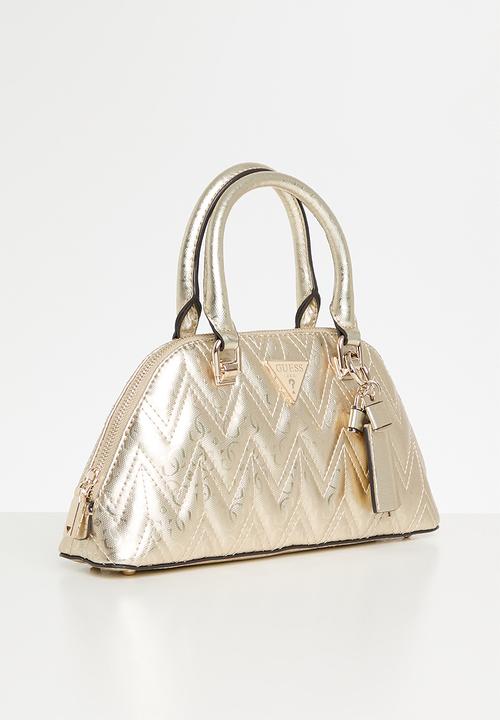 GUESS - Adelard dome satchel - gold