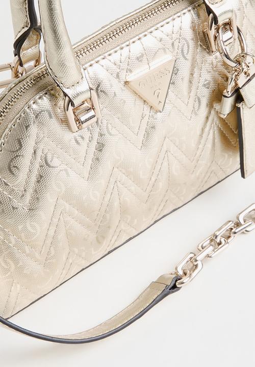 GUESS - Adelard dome satchel - gold