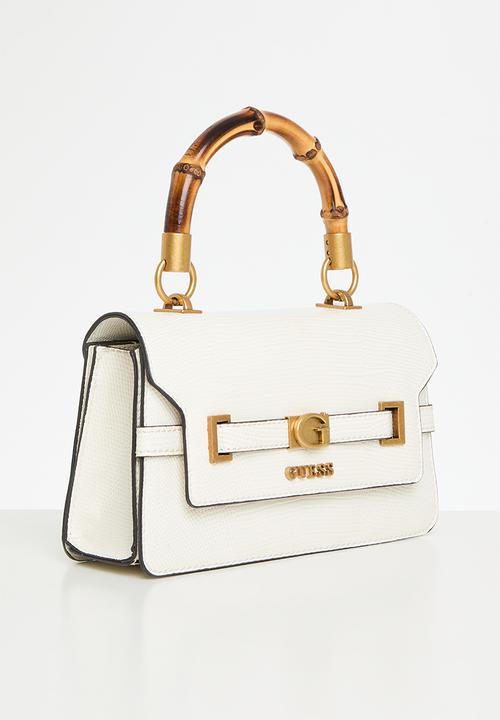 GUESS - Sibel tri comp top handle flap - stone