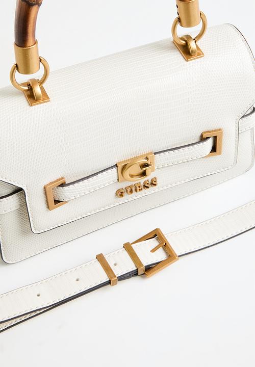 GUESS - Sibel tri comp top handle flap - stone