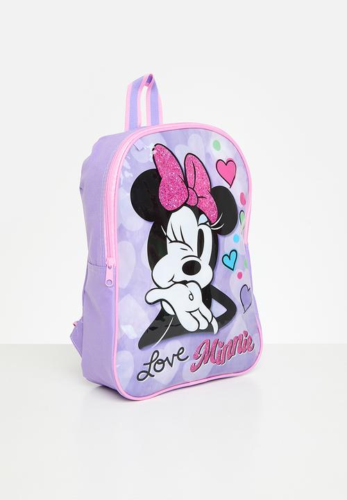 Pop Candy - Minnie value backpack with pencil bag - lilac