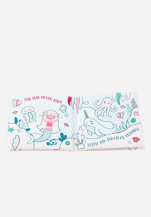 Stephen Joseph - Color changing bath book mermaid  - multi
