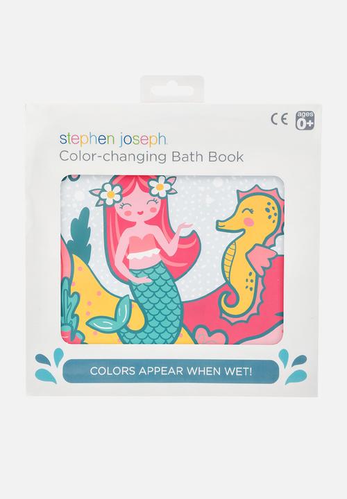 Stephen Joseph - Color changing bath book mermaid  - multi