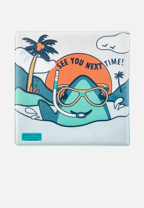 Stephen Joseph - Color changing bath book shark  - multi