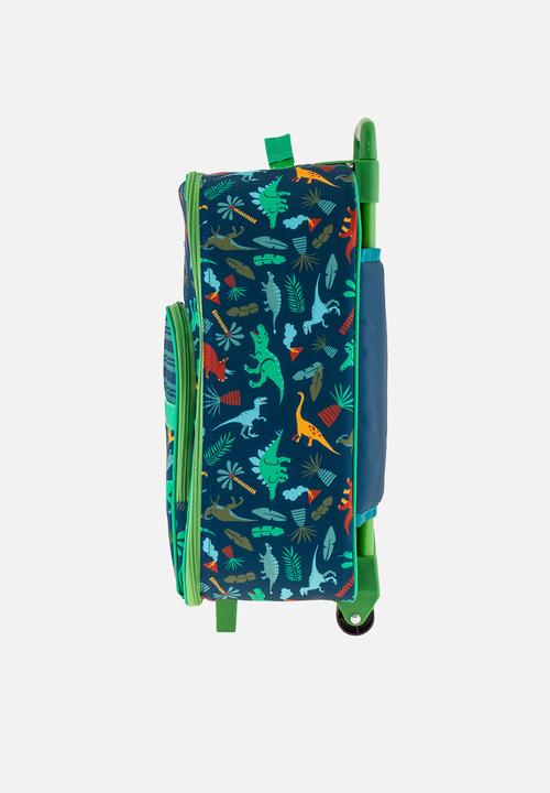 Stephen Joseph - All over print rolling luggage dino  - multi