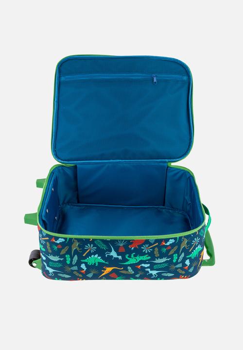 Stephen Joseph - All over print rolling luggage dino  - multi