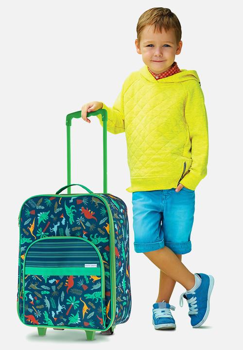 Stephen Joseph - All over print rolling luggage dino  - multi