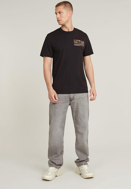 G-STAR - Topography chest gr slim r t - dk black