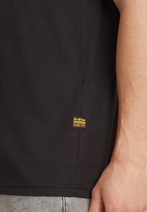 G-STAR - Topography chest gr slim r t - dk black