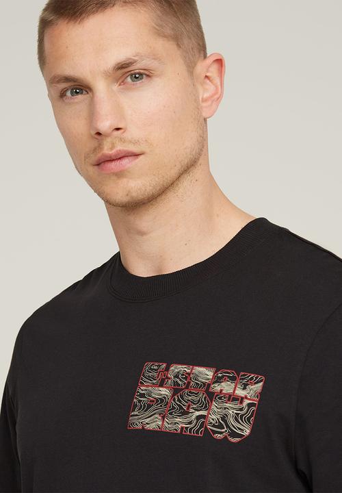 G-STAR - Topography chest gr slim r t - dk black